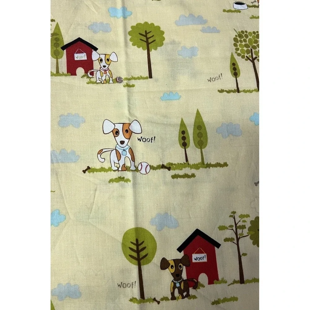 Riley Blake Puppy Park 44"x 1 1/4 Yards Cotton Fabric - Picture 2 of 4